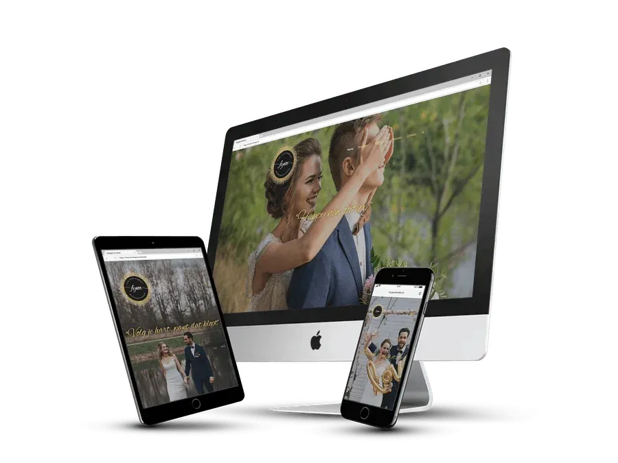 Foryourmoment.nl mockup afbeelding met tablet, mobiel en pc - Websitetoday.nl